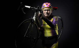 Robert Marchand et son vélo