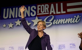Elizabeth Warren le 4 octobre 2019 à Los Angeles.