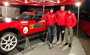 Nicolas Ciamin (à d.) prendra le départ du rallye de Monte-Carlo ce jeudi.