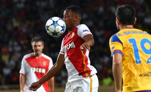 Anthony Martial lors de Monaco-Valence, en barrage retour de la Ligue des champions, le 25 août 2015.