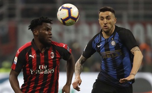 Franck Kessié a été la cible de chants racistes lors du derby milanais.