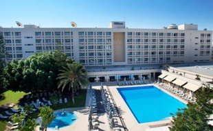 L'hôtel Hilton de Nicosie où résident les Parisiens.