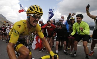 Julian Alaphilippe a souffert dans le Galibier, qui culmine à 2.642 mètres d'altitude.