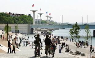 La piste cyclable des quais du Rhône est la plus fréquentée de France depuis le début de l'année.
