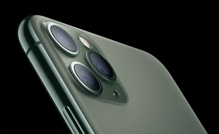 Les trois modules photo arrières des iPhone 11 Pro et iPhone 11 Pro Max.