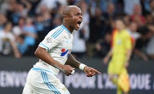 André Ayew sous les couleurs de l'OM.