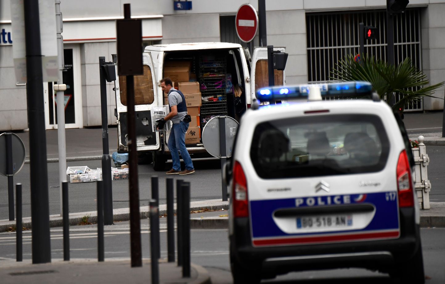 Une opération antiterroriste à Villejuif (Val-de-Marne) après la «découverte d'éléments pouvant entrer dans la composition d'explosifs», le mercredi 6 septembre 2017.