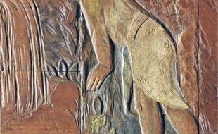Cette sculpture sur bois baptisée Eau mystérieuse a été réalisée en 1894.