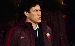 L'entraîneur de l'AS Rome Rudi Garcia à Bologne, le 21 novembre 2015.