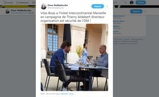 Villas-Boas a rencontré Thierry Aldebert à l'Intercontinental.