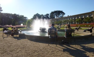 Le parc du Thabor fait partie des lieux incontournables de Rennes, notamment quand le temps est au soleil.