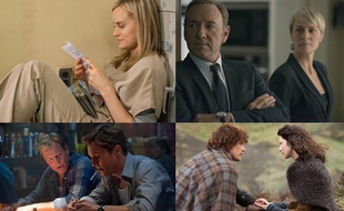 Les héros des séries Orange is the New Black, House of Cards, True Detective et Outlander.