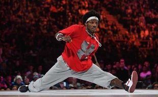 Compétition internationale de danses urbaines Juste Debout au Palais Omnisport de Paris Bercy, en mars 2012.