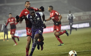 L'attaquant du TFC Odsonne Edouard lors du match de Ligue 1 à Dijon, le 21 décembre 2016.