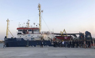 Le "Sea-Watch 3" a bravé le blocus.