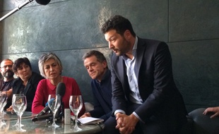 Geneviève et Yves Bernanos avec leur avocat Me Arié Alimi.