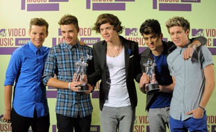 Le groupe One Direction en 2012.