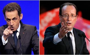 François Hollande recueille 53% d'intentions de vote au second tour de la présidentielle, en baisse d'un point, contre 47% à Nicolas Sarkozy (+1), selon un sondage CSA jeudi pour BFM-TV/RMC/20 Minutes/CSC, au lendemain du débat télévisé entre les deux candidats