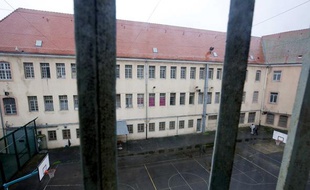 La prison d'Ensisheim, dans le Haut-Rhin, en décembre 2009.