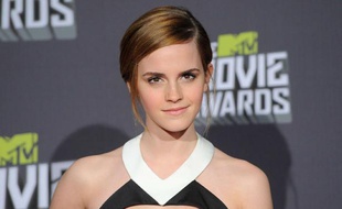 Emma Watson aux MTV Movie Awards, le 14 avril 2013.