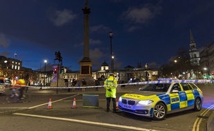 Les environs du Parlement britannique restaient bouclés dans la soirée après l'attaque du 22 mars 2017.