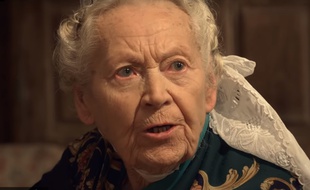 La bigoudène Marie-Louise Lopéré, ici dans la publicité Tipiak.