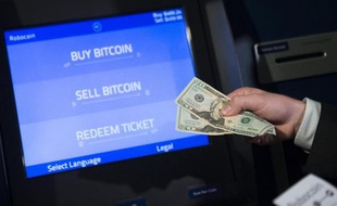Un distributeur de bitcoin à Washington DC, le 8 avril 2014