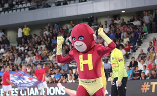 La nouvelle mascotte du HBC Nantes.