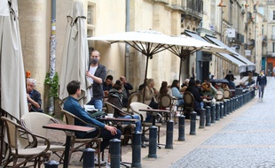 Réouverture des terrasses des restaurants à Bordeaux, le mercredi 19 mai