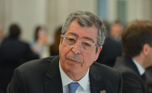 Patrick Balkany, député-maire UMP de Levallois, le 9 février 2015 à Levallois.