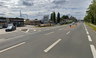 L'accident s'est passé route de Furnes, à Coudekerque Branche.