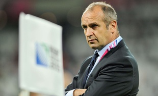 Philippe Saint-André, lors de la Coupe du monde de rugby 2015.