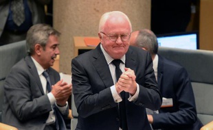 Michel Vauzelle, président du Conseil régional de Provence-Alpes-Côte d'Azur, le 16 octobre 2015, à Marseille