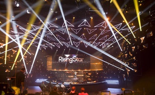L'avant-première de «Rising Star» pour tester le dispositif de vote, le 15 septembre 2014.