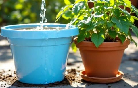 Plantes en pot assoiffées ou noyées ? L’erreur d’été qui ruine vos extérieurs et comment l’éviter facilement