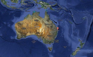 La Gold Coast, près de Brisbane, en Australie.
