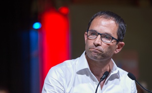 Benoît Hamon le 28 août 2016, au lancement de sa campagne.