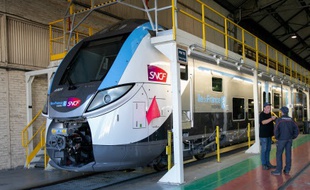 Le nouveau train de banlieue de la région Ile-de-France, le