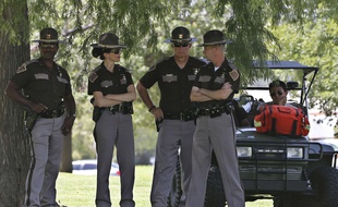 Des policiers à Oklahoma City (illustration).