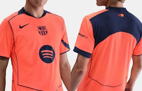 FC Barcelone. Le maillot third orange du Barça dévoilé