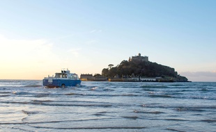L'île de Saint Michael's Mount en Angleterre.