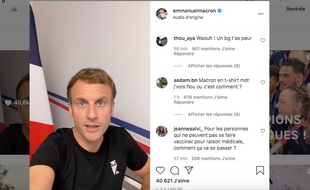 Capture d'écran de la vidéo postée lundi 2 août par Emmanuel Macron