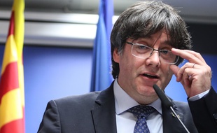 Carles Puigdemont, le 19 décembre 2019 à Bruxelles en Belgique.