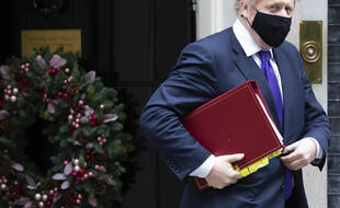 Le Premier ministre britannique Boris Johnson, à Londres le 20 décembre 2020.