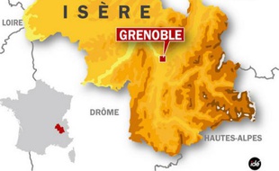 Carte de l'Isère