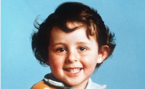 Portrait du petit Grégory Villemin, 4 ans, dont le corps est découvert dans la Vologne le 16 octobre 1984.