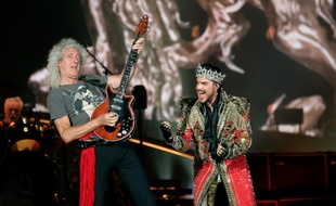Le guitariste de Queen, Brian May, et son chanteur, Adam Lambert
