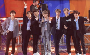 Le groupe BTS à Central Park (New York)