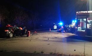 L'accident s'est produit lundi soir vers 21h20 au niveau de la commune de Nouvoitou.