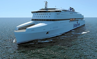 Résolument écologique, le ferry sera aussi l'un des plus gros au monde.